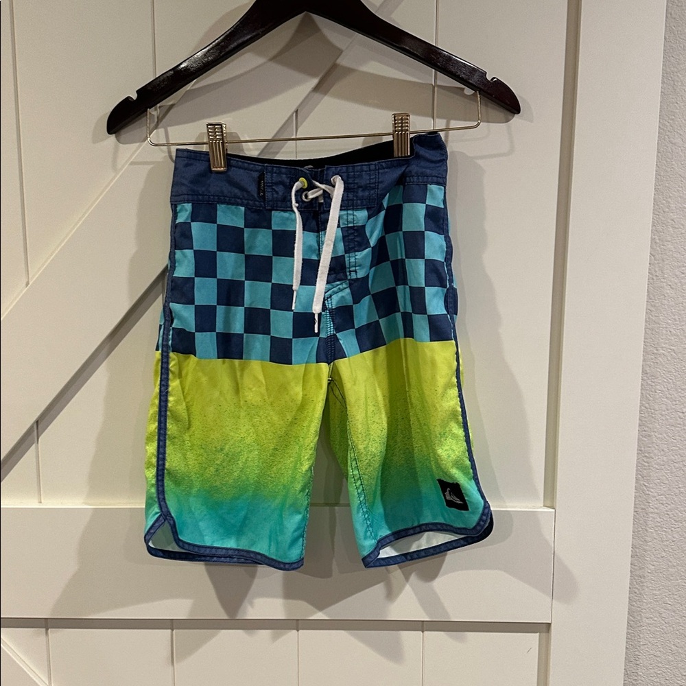 Quick Silver Checkered Board Shorts